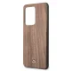 Mercedes Samsung Galaxy S20 Ultra Case Wood Line Walnut, Light Brown