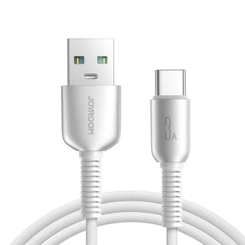 Joyroom S-A51 Cutting-Edge Series USB-A to USB-C Cable, 3A, 1.2m, Light Gray