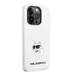 Karl Lagerfeld Silicone NFT Choupette Case for iPhone 14 Pro, White
