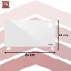 Kaminer Zelva Electric Glass Heater, 2500W, WiFi, White