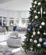 Christmas Tree Baubles Set 100 pcs + Star, Silver