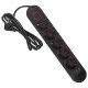 Maclean MCE395 B Pagarinātājs ar 5 ligzdām un 3xUSB, 1.5m, Melns