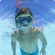 Bestway 24025-04 Snorkeling Set (Mask and Snorkel), Navy/Grey