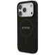 Guess Saffiano Classic Logo MagSafe Case for iPhone 17 Pro Black