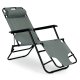 Folding Garden Lounger with Headrest MultiGarden ZRL010, Grey