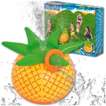 Bestway Pineapple Inflatable Garden Fountain and Sprinkler for Kids, 81 cm