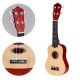 Wooden Ukulele for Kids ECOTOYS 4-String Toy Guitar