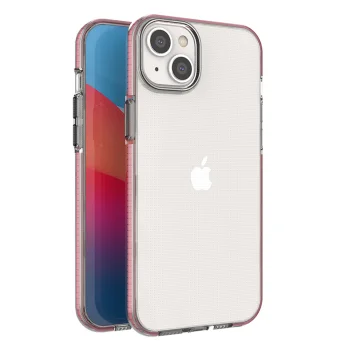 Dėklas iPhone 14 Plus Spring Case, 1 mm, šviesiai rožinis