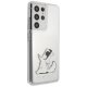 Karl Lagerfeld Samsung Galaxy S21 Ultra чехол Choupette Fun, прозрачный