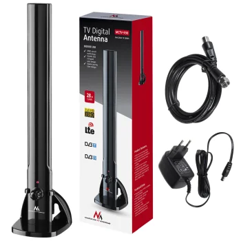 Maclean MCTV-930 Active Indoor TV Antenna DVB-T2 HEVC DAB FM