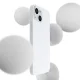 3mk Hardy Silicone MagCase for iPhone 15, White/Silver