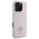 Guess GUHCP16LM4DGPP iPhone 16 Pro 6.3" light pink/pink hardcase Silicone Logo Strass 4G