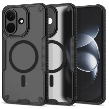 Tech-Protect Rugged Shield MagSafe Case for Xiaomi Redmi Note 17 Pro 5G, Matte Black