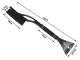 Ice Scraper with Brush 2-in-1 for Car Windshield Snow and Frost Removal