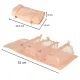 4-in-1 Roll-Up Travel Toiletry Bag with Detachable Pouches, Pink