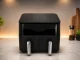 Air Fryer 15L 2400W Dual Basket, 6 Modes, Black