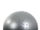 Massage Gym Ball 55cm with Pump for Exercise and Fitness, Silver