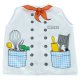 Kids Chef Costume Set with Apron and Hat for Dress-Up Ages 3-8