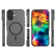 Magnetic Abrasive iPhone 17 Case with MagSafe Support, Matte Black