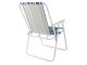 Striped Folding Camping Chair for Beach and Outdoor