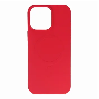 Liquid Silicone Case MagSafe for iPhone 16 Pro Max, Red