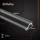 Self-Adhesive Weather Stripping for Doors and Windows Ruhhy 26267, black