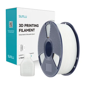 Sunlu PP 3D Printer Filament 1.75mm 0.8kg, Natural White