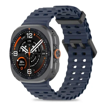 Tech-Protect Iconband Pro Strap for Samsung Galaxy Watch Ultra 47mm, Navy Blue