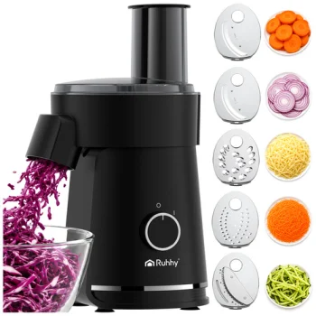 Electric Vegetable Slicer Ruhhy 200W with 5 Discs