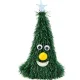 Dancing and Singing Christmas Tree with Light-Up Star, 17 cm, Green