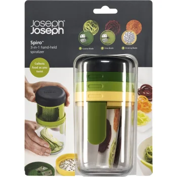 Joseph Joseph Spiro Hand-Held Spiralizer, Green