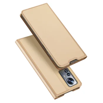 Dux Ducis Skin Pro Flip Case for Xiaomi 12 Pro, Gold