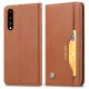 Huawei P20 Pro 2018 (CLT-L09, L29) PU Leather Wallet Case Cover, Brown