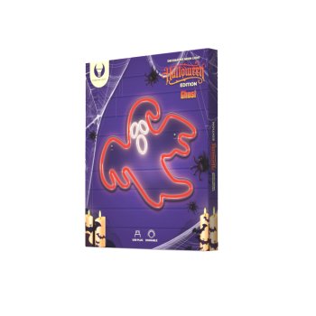 Ghost LED Neon Sign for Halloween Decor FPNE12 Forever Light, red