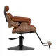 Hairdressing Chair Gabbiano Florencja Brown with Black Base