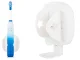 Wall-Mounted Electric Toothbrush Holder, White