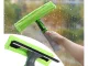 3-in-1 Window Cleaner with Spray, Microfiber and Squeegee, Green