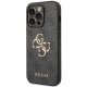 Guess iPhone 15 Pro Case 4G Big Metal Logo, Grey