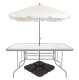 MultiGarden YB17015L-C Water Filled Umbrella Base Weight 60L Black