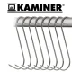 Kaminer 00025553 Smoking Hooks, 15 pcs, Stainless Steel