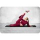 Neo-Sport Thick Exercise Mat with Hanging Holes 183 x 60 cm 192000, black
