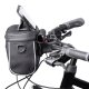 Wozinsky WBHBB-01 velosipēda stūres un pleca soma, 4L, melna