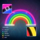 Rainbow LED Neon Sign Forever Light FLNE14X Dimmable USB Wall Decor Light, 5 Colors