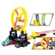 Stunt Car Race Track with Launcher and Jump Ramp 140 cm