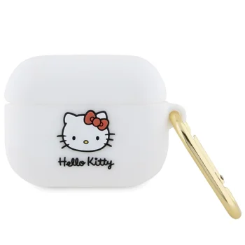 Hello Kitty AirPods Pro Case Silicone 3D Kitty Head, White