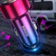 Baseus Magic Series PPS Car Charger with Digital Display USB Quick Charge 3.0 / USB Type C PD QC4+ 45W 6A, Red