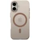Tech-Protect MagZero MagSafe Case for iPhone 17, Beige-Brown Matte