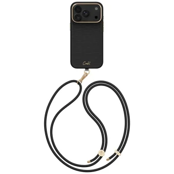 Uniq Coehl Mirelle Magnetic Charging Case for iPhone 18 Pro / 17 Pro, Black