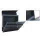 Modernhome HPB932-7 Mailbox with Newspaper Holder, Galvanized Steel, Anthracite