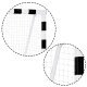 Neo-Sport NS-495 Football Goal 300 x 200 x 90 cm, Black/White